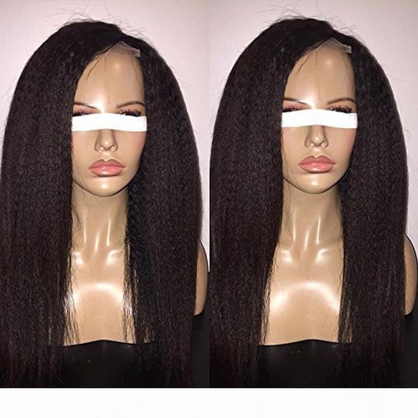 natural color full lace kinky straight lace front hair yaki wigs for women's hair wigs 180% high density good quality, Black
natural color full lace kinky straight lace front hair yaki wigs for women's hair wigs 180% high density good quality, Black
