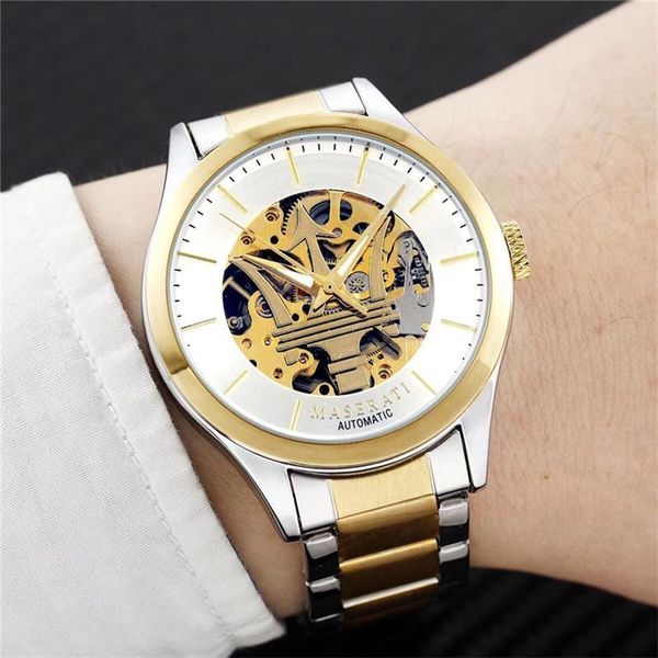 2019 the new watch will be the automatic mechanical precision steel , stainless steel belt mechanical maserati watch leisure, Slivery;brown
2019 the new watch will be the automatic mechanical precision steel , stainless steel belt mechanical maserati watch leisure, Slivery;brown