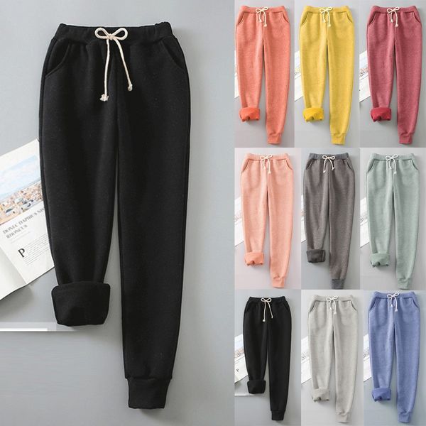 women winter pants fleece lightweight new style winter solid large size harem pants casual harem leggings lamb fur warm, Black
women winter pants fleece lightweight new style winter solid large size harem pants casual harem leggings lamb fur warm, Black