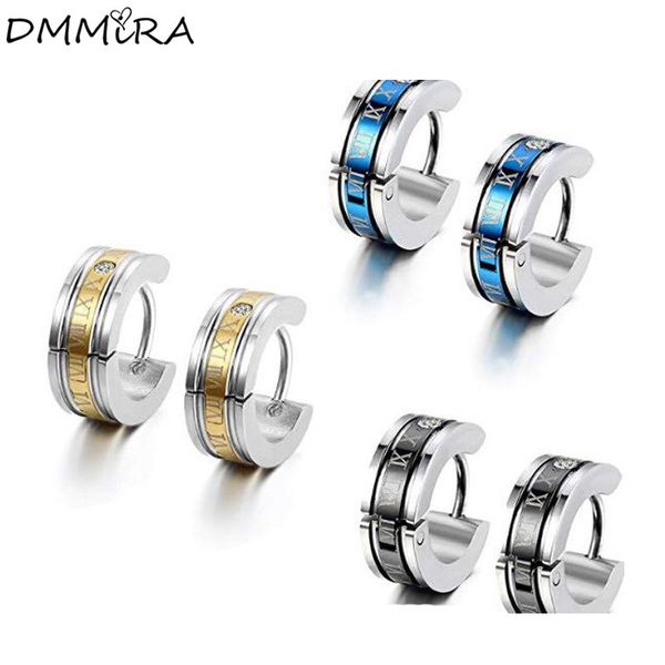 fashion women men punk gold black blue titanium steel round roman number feather smooth circle hoop huggie earrings jewelry, Golden;silver
fashion women men punk gold black blue titanium steel round roman number feather smooth circle hoop huggie earrings jewelry, Golden;silver