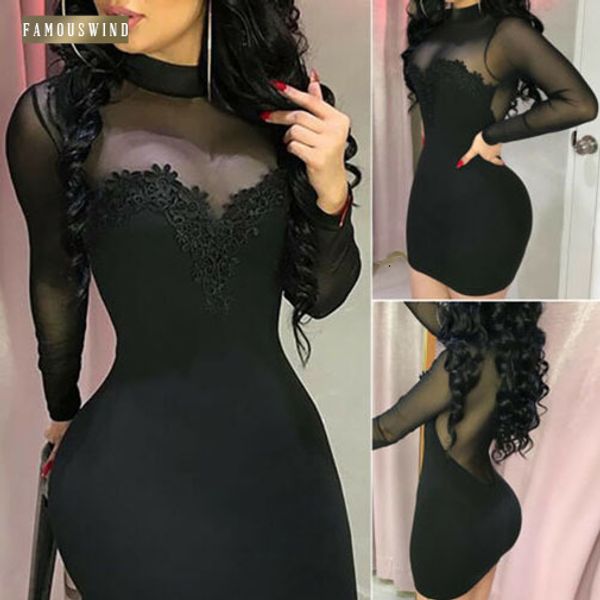 dress applique evening see through party mesh spliced short pencil mini summer women dresses long sleeve, Black;gray
dress applique evening see through party mesh spliced short pencil mini summer women dresses long sleeve, Black;gray