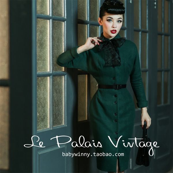 40- le palais vintage winter 50s long wiggle wool coat in green pinup jackets plus size batwing sleeve abrigos mujer invierno, Black
40- le palais vintage winter 50s long wiggle wool coat in green pinup jackets plus size batwing sleeve abrigos mujer invierno, Black