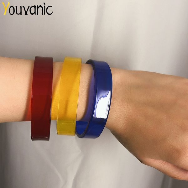 youvanic fashion transparent resin acrylic open bracelets bangles for women girls punk summer charm jewelry 0394, White
youvanic fashion transparent resin acrylic open bracelets bangles for women girls punk summer charm jewelry 0394, White
