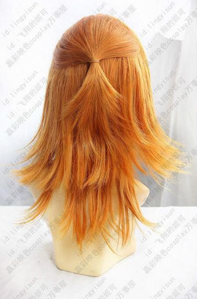 wig new long cosplay orange blonde wig
wig new long cosplay orange blonde wig