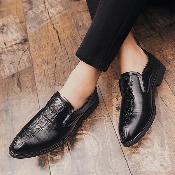 brand spring and autumn comfort personality business personality unique design men's dress shoes, Black
brand spring and autumn comfort personality business personality unique design men's dress shoes, Black