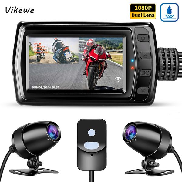 vikewe mt011 мотоцикл даш камеры cam водонепроницаемый двойной moto hd dvr 1080p 160 ° автомобиля gps wifi запись камеры g-sensor loop recor
vikewe mt011 мотоцикл даш камеры cam водонепроницаемый двойной moto hd dvr 1080p 160 ° автомобиля gps wifi запись камеры g-sensor loop recor
