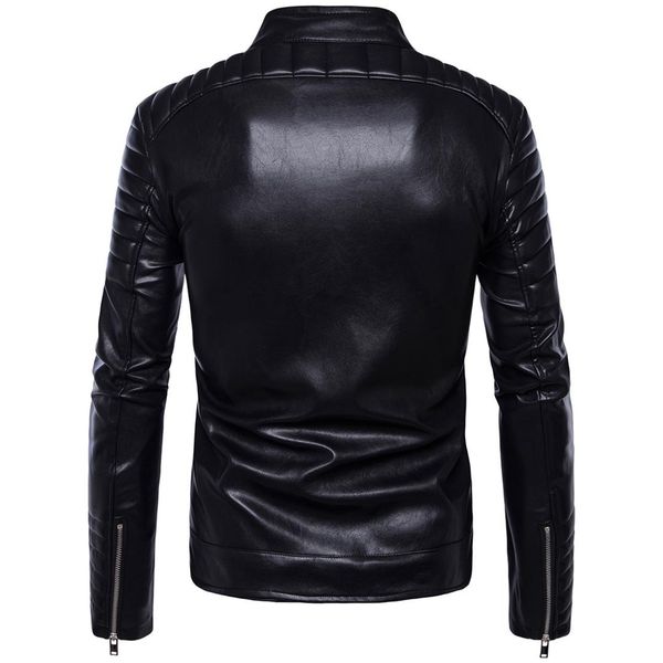 2018 men's wear locomotive leather coat high-end carrie motorcycle leather jacket coat ouma m-5xl, Black
2018 men's wear locomotive leather coat high-end carrie motorcycle leather jacket coat ouma m-5xl, Black
