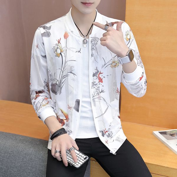 summer sun protection clothing korean slim fit bomber jacket women print hollow long sleeve casual lover jackets men clothing, Black;brown
summer sun protection clothing korean slim fit bomber jacket women print hollow long sleeve casual lover jackets men clothing, Black;brown