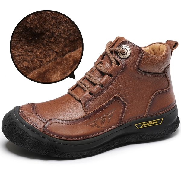 2019 men's shoes snow thickened warm and non slip formal shoes high tube breathable fashion, Black
2019 men's shoes snow thickened warm and non slip formal shoes high tube breathable fashion, Black