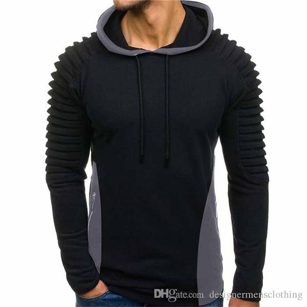 mens panelled draped designer hoodies slim pullover zipper sweatshirt long sleeve fashion mens, Black
mens panelled draped designer hoodies slim pullover zipper sweatshirt long sleeve fashion mens, Black