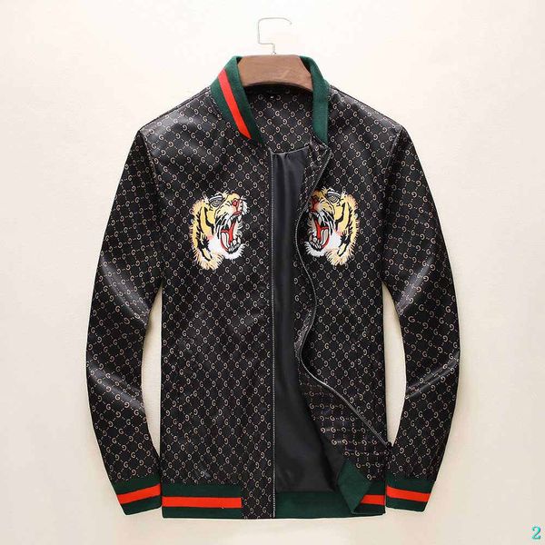 men's designer jackets autumn and winter new tiger head thin jacket mens slim collar business jacket tide trand casual wear2, Black;brown
men's designer jackets autumn and winter new tiger head thin jacket mens slim collar business jacket tide trand casual wear2, Black;brown