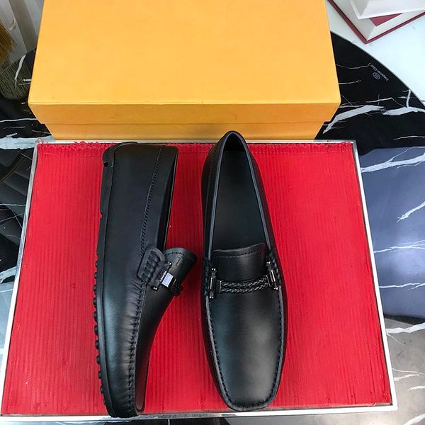 new highquality designer luxury fashion mens metal buckle pea shoes soft bottom driving boat shoes mens casual business leather wedding qwa, Black
new highquality designer luxury fashion mens metal buckle pea shoes soft bottom driving boat shoes mens casual business leather wedding qwa, Black