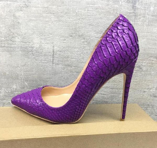 2019 fashion women purple girls snake leather poined toes high heeled heels shoes stiletto heel shoes pumps 12cm 10cm, Black
2019 fashion women purple girls snake leather poined toes high heeled heels shoes stiletto heel shoes pumps 12cm 10cm, Black