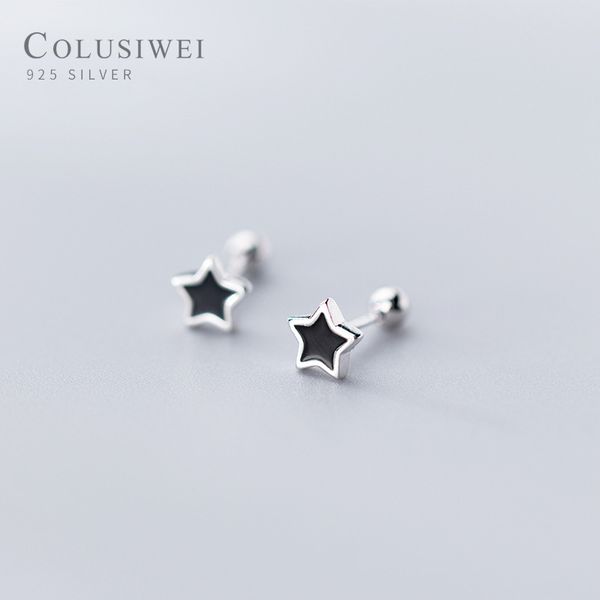 colusiwei black enamel simple stars stud earring for women fashion 925 sterling silver minimalist ear pin fine jewelry girl gift, Golden;silver
colusiwei black enamel simple stars stud earring for women fashion 925 sterling silver minimalist ear pin fine jewelry girl gift, Golden;silver