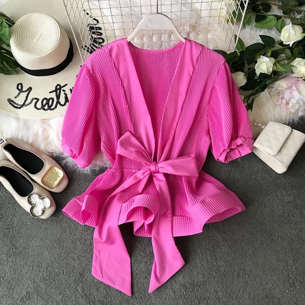 2019 summer women peplum short sleeve lady bow tie women short sleeve peplum shirts, White
2019 summer women peplum short sleeve lady bow tie women short sleeve peplum shirts, White