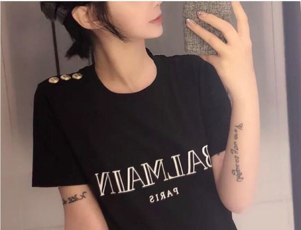 letter printed t-shirt t shirt paris t womens mens casual male new hip gf balmain, White
letter printed t-shirt t shirt paris t womens mens casual male new hip gf balmain, White