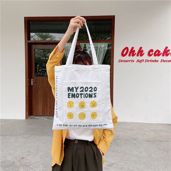 yoreai new women canvas bag shopping bags simple large shoulder bag student literature handbag
yoreai new women canvas bag shopping bags simple large shoulder bag student literature handbag
