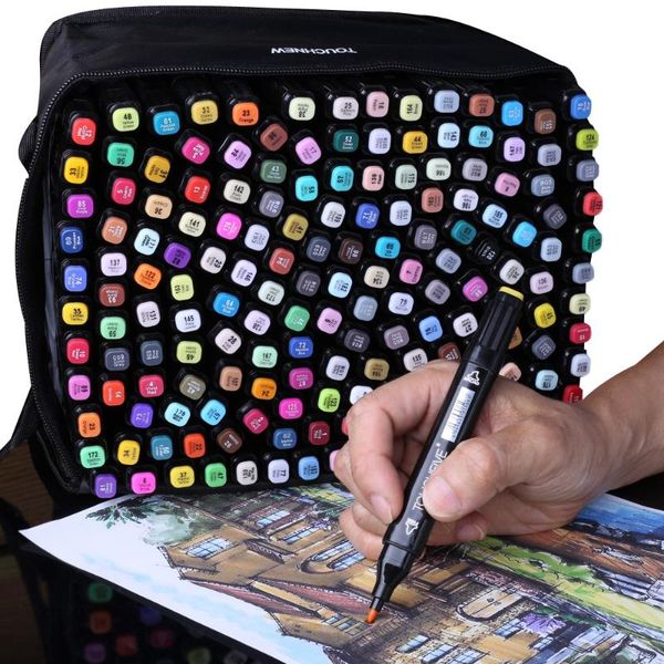 30 40 60 80 168 colors art markers brush pen sketch alcohol based markers dual head manga drawing marcadores set for designer
30 40 60 80 168 colors art markers brush pen sketch alcohol based markers dual head manga drawing marcadores set for designer