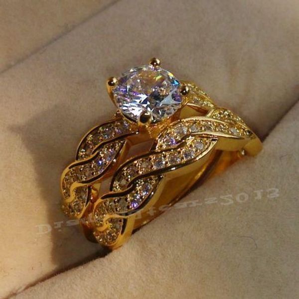 luxury size 6/7/8 jewlery 18k yellow gold filled round cut z wedding ring gift, Golden;silver
luxury size 6/7/8 jewlery 18k yellow gold filled round cut z wedding ring gift, Golden;silver