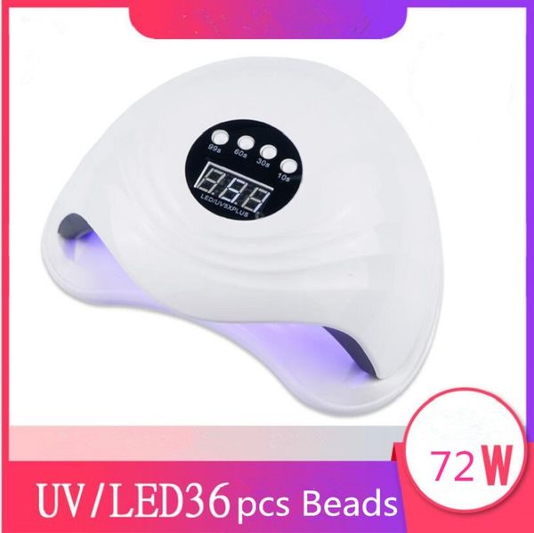 new arrival 72w nail lamp manicure nail art tool curing for all glue with smart lcd timing display automatic sensing
new arrival 72w nail lamp manicure nail art tool curing for all glue with smart lcd timing display automatic sensing