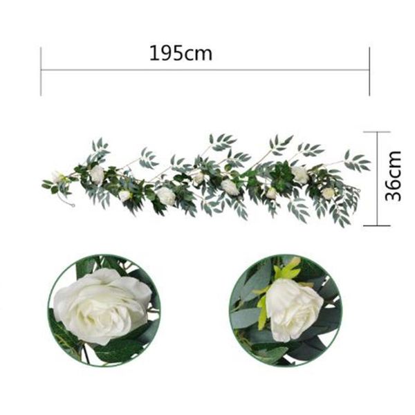 artificial rose garland hanging rattan vine ivy wedding flowers for home office coffee house decoration
artificial rose garland hanging rattan vine ivy wedding flowers for home office coffee house decoration