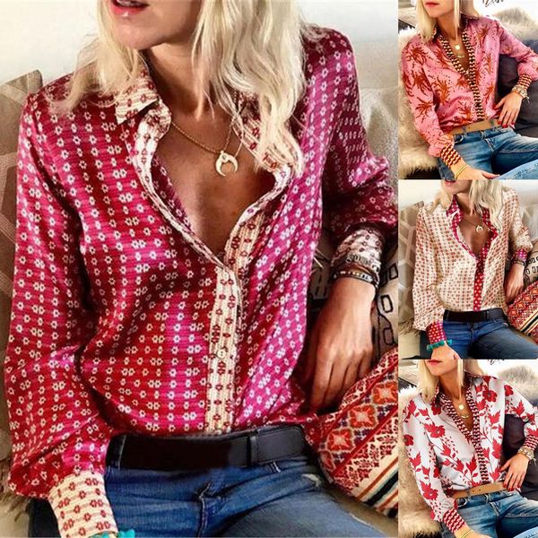 sagace ladies printed suit collar long sleeve autumn and winter 2020 new fashion selling explosion colorful, White 
sagace ladies printed suit collar long sleeve autumn and winter 2020 new fashion selling explosion colorful, White