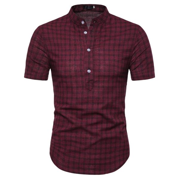 the new 2019 men's short sleeve shirt collar the code man lane and short sleeve shirt, White;black
the new 2019 men's short sleeve shirt collar the code man lane and short sleeve shirt, White;black