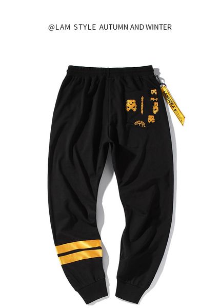 men's designer track pants casual camouflage print panda fashion loose drawstring casual thick harem pants wholesale 11, Black
men's designer track pants casual camouflage print panda fashion loose drawstring casual thick harem pants wholesale 11, Black