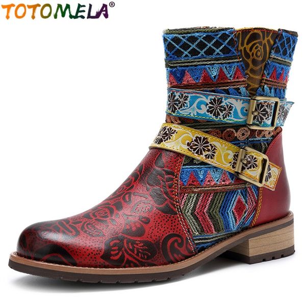 totomela eur size 36-42 cow leather boots women zipper buckle square toe western retro autumn winter ankle boots female shoes, Black
totomela eur size 36-42 cow leather boots women zipper buckle square toe western retro autumn winter ankle boots female shoes, Black