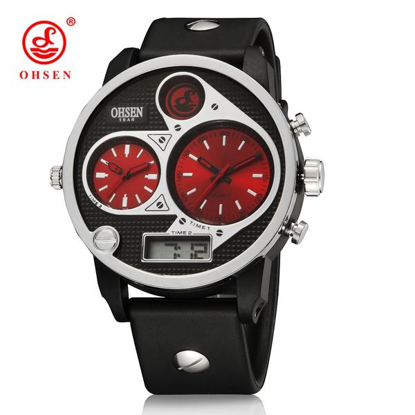 ohsen digital led quartz men's wristwatch relogio masculino fashion red waterproof outdoor sport man watch dual time male clock, Slivery;brown
ohsen digital led quartz men's wristwatch relogio masculino fashion red waterproof outdoor sport man watch dual time male clock, Slivery;brown