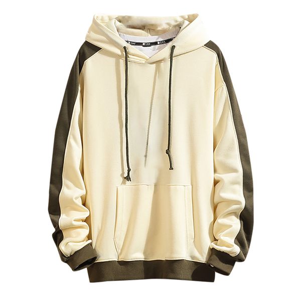 hoodies men's new style casual fashion khaki patchwork hoodie long sleeves sweatershirt 19aug9 p30, Black
hoodies men's new style casual fashion khaki patchwork hoodie long sleeves sweatershirt 19aug9 p30, Black