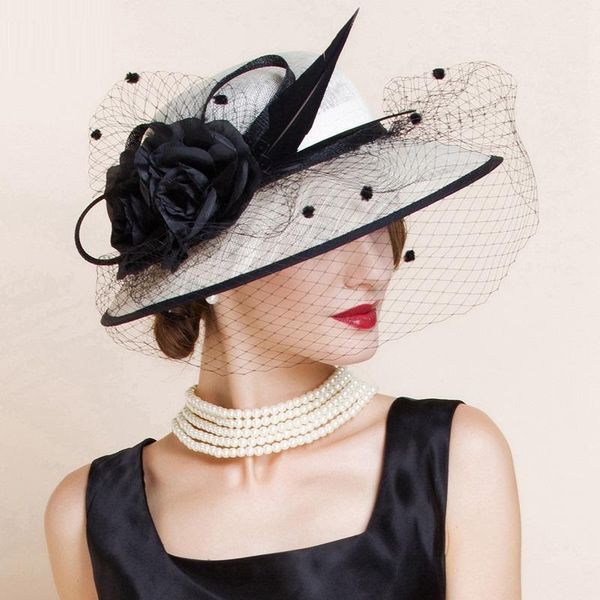 elegant woman beige white linen wedding church hat with veils and floral summer wide brim floppy ladies kentucky derby b-8141 xmgwn
elegant woman beige white linen wedding church hat with veils and floral summer wide brim floppy ladies kentucky derby b-8141 xmgwn
