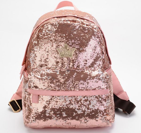 1 piece sell women's fashion crown sequins paillette backpack women ladies girls leisure school bag travel bag
1 piece sell women's fashion crown sequins paillette backpack women ladies girls leisure school bag travel bag