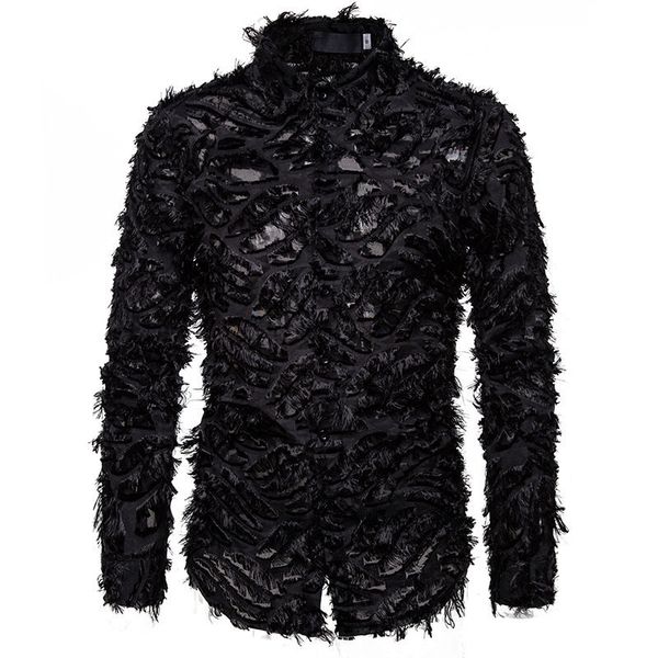 feather designer mens shirts long sleeve turn down collar males solid color shirts mens casual shirts, White;black
feather designer mens shirts long sleeve turn down collar males solid color shirts mens casual shirts, White;black