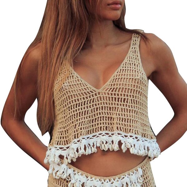 womens and blouses women's blouses v neck summer sleeveless beach shell casual swimwear tank blusas mujer de moda 2019, White
womens and blouses women's blouses v neck summer sleeveless beach shell casual swimwear tank blusas mujer de moda 2019, White