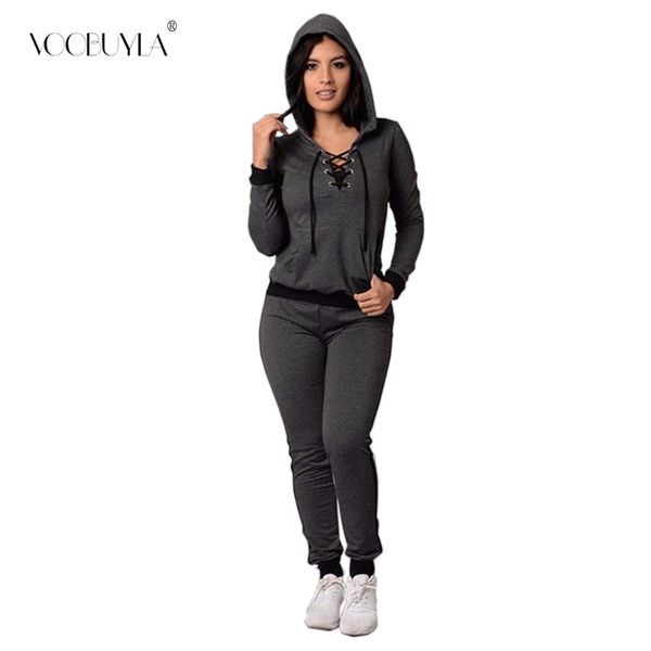 voobuyla autumn women tracksuits 2 pieces hoodies sweatshirt + pants fitness yoga sport suits solid running set plus size s-5xl, Black;blue
voobuyla autumn women tracksuits 2 pieces hoodies sweatshirt + pants fitness yoga sport suits solid running set plus size s-5xl, Black;blue