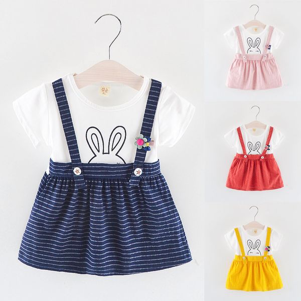 toddler kid baby girl rabbit cotton blend cartoon striped printed party princess fashion dress, Red;yellow
toddler kid baby girl rabbit cotton blend cartoon striped printed party princess fashion dress, Red;yellow