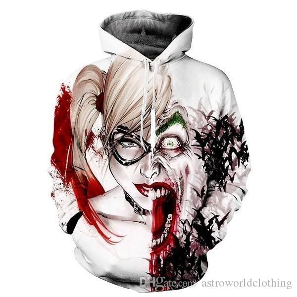 men women baseball hoodies casual 3d printed designer beauty and beast sweatshirts, White;black
men women baseball hoodies casual 3d printed designer beauty and beast sweatshirts, White;black
