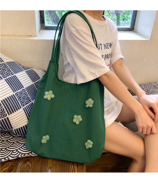 women canvas shoulder bags dasiy floral shopping bags big capacity handbag tote girls eco reusable beach shopper
women canvas shoulder bags dasiy floral shopping bags big capacity handbag tote girls eco reusable beach shopper