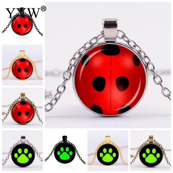 necklace chain multicolor round pendant ladybird footprints cute locket children jewelry accessories ornaments wholesale, Silver
necklace chain multicolor round pendant ladybird footprints cute locket children jewelry accessories ornaments wholesale, Silver