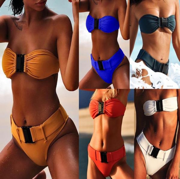 2019 new bikini european and american explosive breast-wiping and button bikini pure-color lady's split swimming suit
2019 new bikini european and american explosive breast-wiping and button bikini pure-color lady's split swimming suit