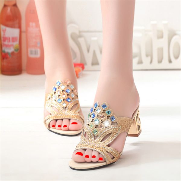 2019 summer fashion women's rhinestones slippers hollow out high heels sandals bohemia style flip flops shoes woman, Black
2019 summer fashion women's rhinestones slippers hollow out high heels sandals bohemia style flip flops shoes woman, Black