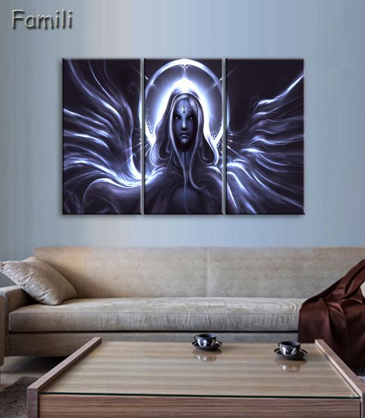 3Pieces Canvas Art Paintings By Numbers Wall Pictures Canvas Oil Painting Calligraphy Devil May Cry Angel Wings Pictures
3Pieces Canvas Art Paintings By Numbers Wall Pictures Canvas Oil Painting Calligraphy Devil May Cry Angel Wings Pictures
