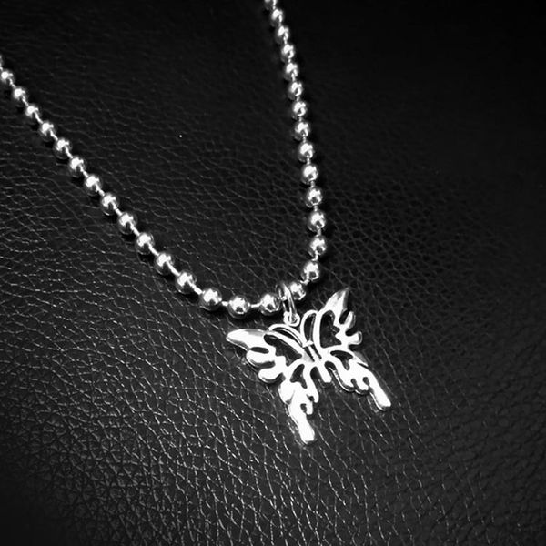100% stainless steel butterfly choker necklaces for women metal big ball chain necklace igirl necklace colar collares mujer, Silver
100% stainless steel butterfly choker necklaces for women metal big ball chain necklace igirl necklace colar collares mujer, Silver