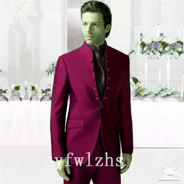 classic mandarin lapel tuxedos groom wedding men suits mens wedding suits tuxedo costumes de pour hommes men(jacket+pants+tie) w82, Black;gray
classic mandarin lapel tuxedos groom wedding men suits mens wedding suits tuxedo costumes de pour hommes men(jacket+pants+tie) w82, Black;gray