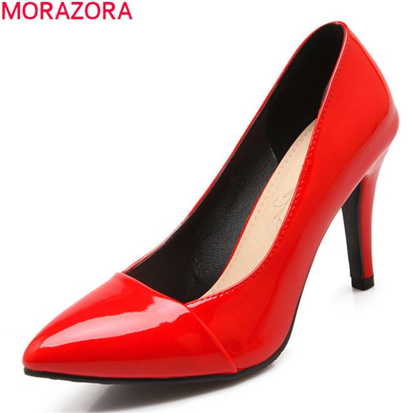 morazora 2020 large size 33-43 simple dress shoes fashion stiletto high heels pointed toe ladies shoes summer women pumps, Black
morazora 2020 large size 33-43 simple dress shoes fashion stiletto high heels pointed toe ladies shoes summer women pumps, Black