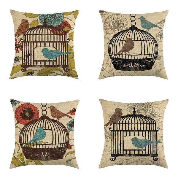 45cm*45cm retro bird cages and birds linen/cotton throw pillow covers couch cushion cover home decorative pillow
45cm*45cm retro bird cages and birds linen/cotton throw pillow covers couch cushion cover home decorative pillow