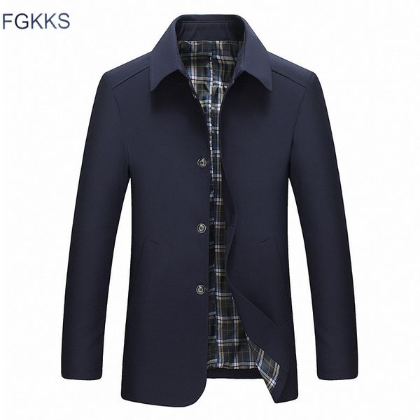 fgkks autumn men trench coats men casual thin solid color jackets single breasted trench coats comfortable coat male, Tan;black
fgkks autumn men trench coats men casual thin solid color jackets single breasted trench coats comfortable coat male, Tan;black