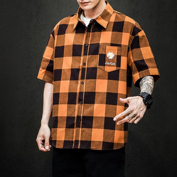 5xl quality plaid men shirt cotton summer casual short sleeve casual shirts soft comfort oversize button down clothes xxxxxl, White;black
5xl quality plaid men shirt cotton summer casual short sleeve casual shirts soft comfort oversize button down clothes xxxxxl, White;black