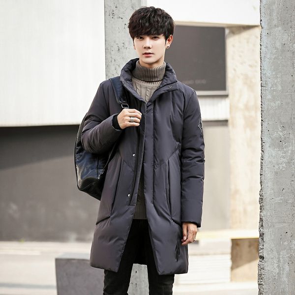 new men winter warm long jacket white duck down jackets men down jackets warm outwear coat parkas outdoors, Black
new men winter warm long jacket white duck down jackets men down jackets warm outwear coat parkas outdoors, Black